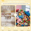 Toy Storage Organizer with 6 Toy Bins, 55.4" Wide Toddler Bookcase Storage Cabinet, Toy Organizers and Storage, Kids Bookshelf and Bookcase - 4 of 4