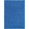 Unique Loom Solid Shag Solid Indoor Woven Area Rug - 2 of 4