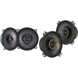 Kicker 51KSC504 KS-Series 5.25" Coaxial Speakers with .75" tweeters w/ 51KSC404 4" Coaxial Bundle - 1 of 4