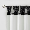 Sapphtopaz Lined Window Curtains Twist Tab Curtain Panel Privacy Assured with Total Blackout for Bedroom, Living Room - 2 of 4