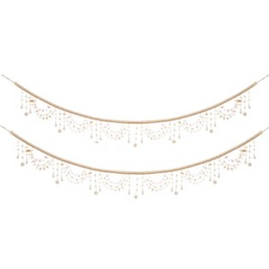 Jollity & Co. - Hanging Pearl Beaded Garland - Pack of 1 Garland, 6 Feet in Length - 1 of 2