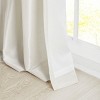 ChicFurnit Curtain Panel Twist Tab Faux Silk Lined for Privacy and Modern Window Decor, White, 108"*50"*0.13" - 4 of 4