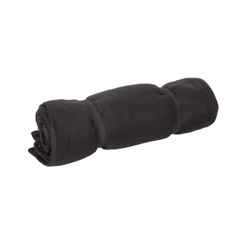 Stansport Rectangular Fleece Sleeping Bag Black, 2 of 11
