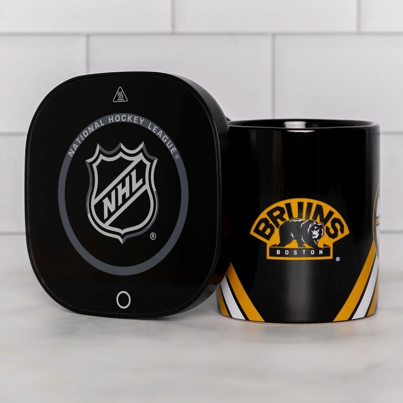 Uncanny Brands NHL Boston Bruins Logo Mug Warmer Set, 3 of 6