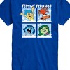 Men's - Inside Out 2 - Festive Christmas Feelings Short Sleeve Graphic T-Shirt - 2 of 4