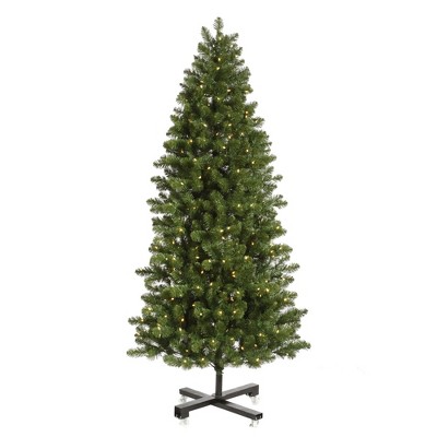Vickerman Grand Teton Slim Artificial Christmas Tree PreLit