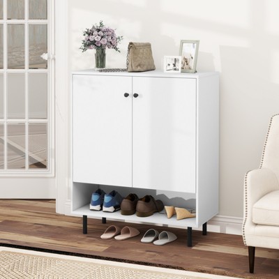 Costway Sideboard Buffet Cabinet 2-Door Kitchen Storage Cabinet w/ Adjustable Shelf — фото 3