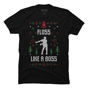 Men's Design By Humans ugly christmas sweater By shirtpublic T-Shirt - 1 of 4