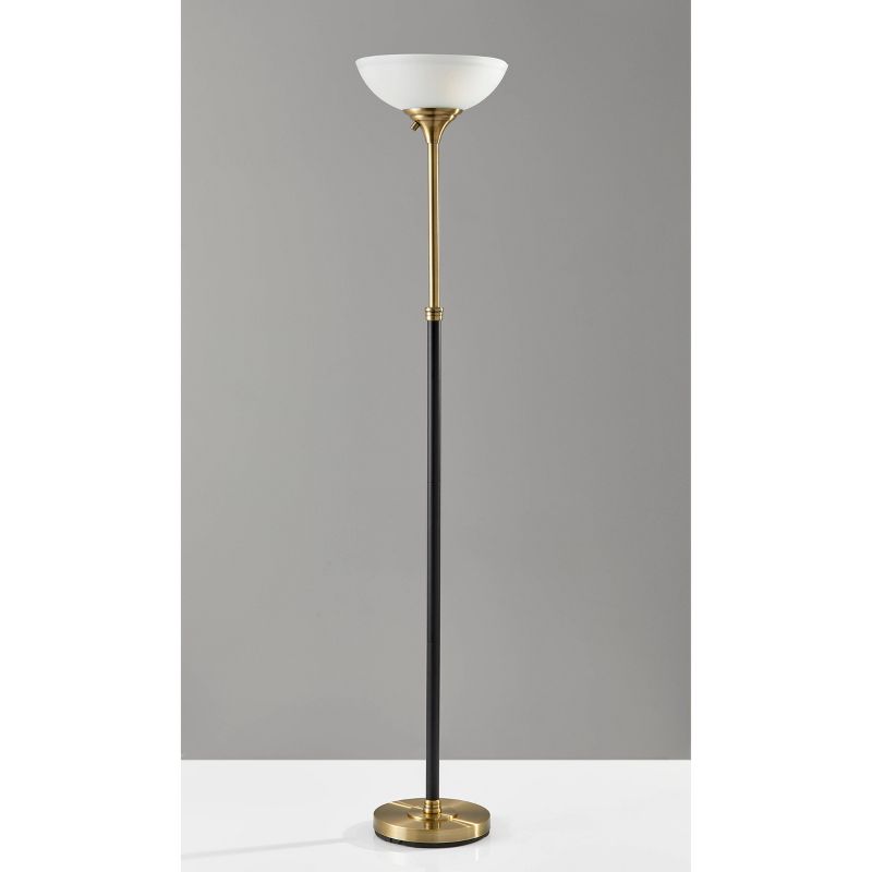 71&#34; Bergen Collection Torchiere Black - Adesso, 3 of 14