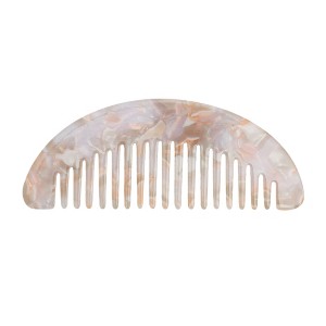 Unique Bargains Geometric Semicircle Wide Tooth Comb 1 Pc - 1 of 4