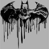 Batman Dripping Logo Trap Graphics Boy's Athletic Heather T-shirt - 2 of 2