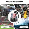 Garnen 17" Clear Backpack for Stadium Events School College Work, Transparent Bag with Zip Closure, Clear Stadium Backpack See Through Bag - 2 of 4
