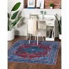 Unique Loom Mangata Molly Medallion Washable Indoor Flatweave Woven Area Rug - 3 of 4