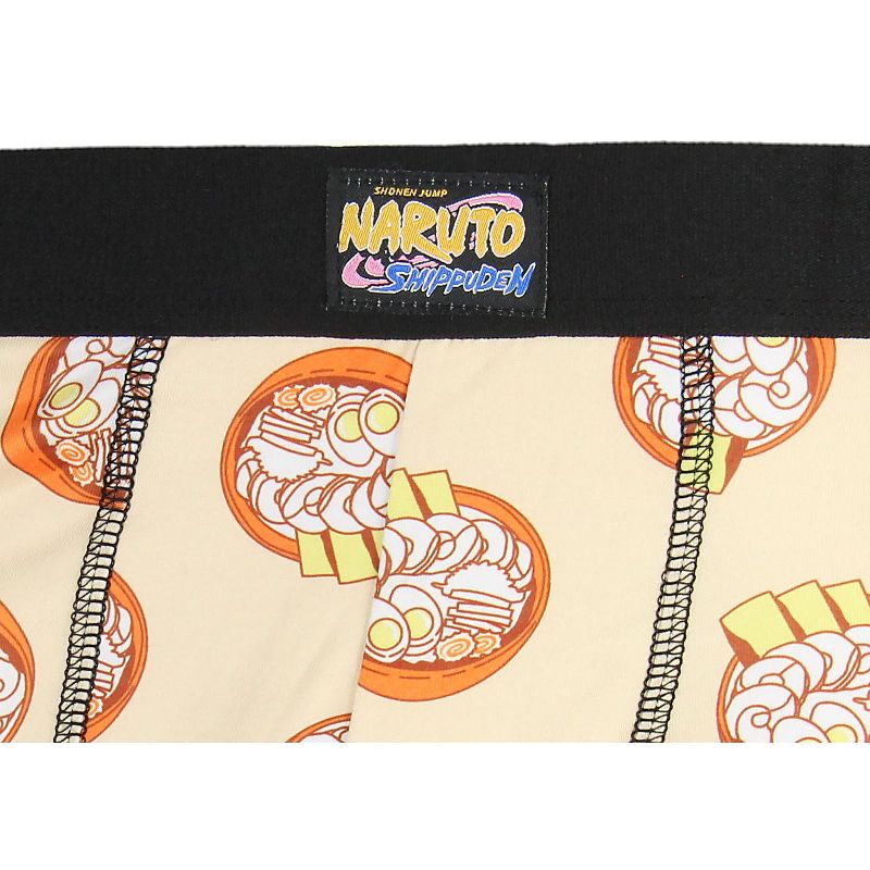 Naruto Shippuden Boxers Men's Ichiraku Ramen Noodle Soup Boxer Briefs Underwear, 3 of 3