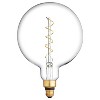 GE 40W Vintage Style G63 LED Large Globe Light Bulb Clear Glass - 3 of 4