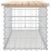 vidaXL Garden Bench Natural Wood Solid Pine Wood Compact - 4 of 4