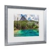 Trademark Fine Art Pierre Leclerc Grassi Lakes Matted Framed Art - 3 of 4