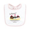 Hudson Baby Infant Girls Cotton Bibs, Banana Split, One Size - 3 of 4
