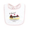 Hudson Baby Infant Girls Cotton Bibs, Banana Split, One Size - image 3 of 4