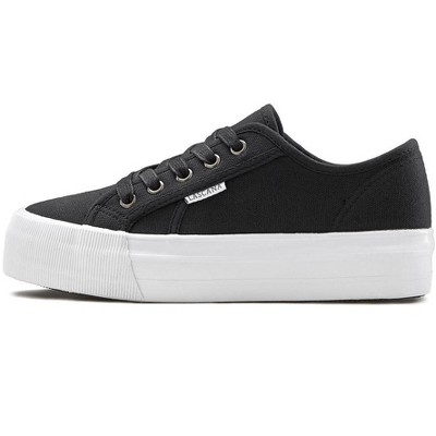 Женские кроссовки Lascana Women's Platform Sneakers - LASCANA - Black Solid 7 — фото 3
