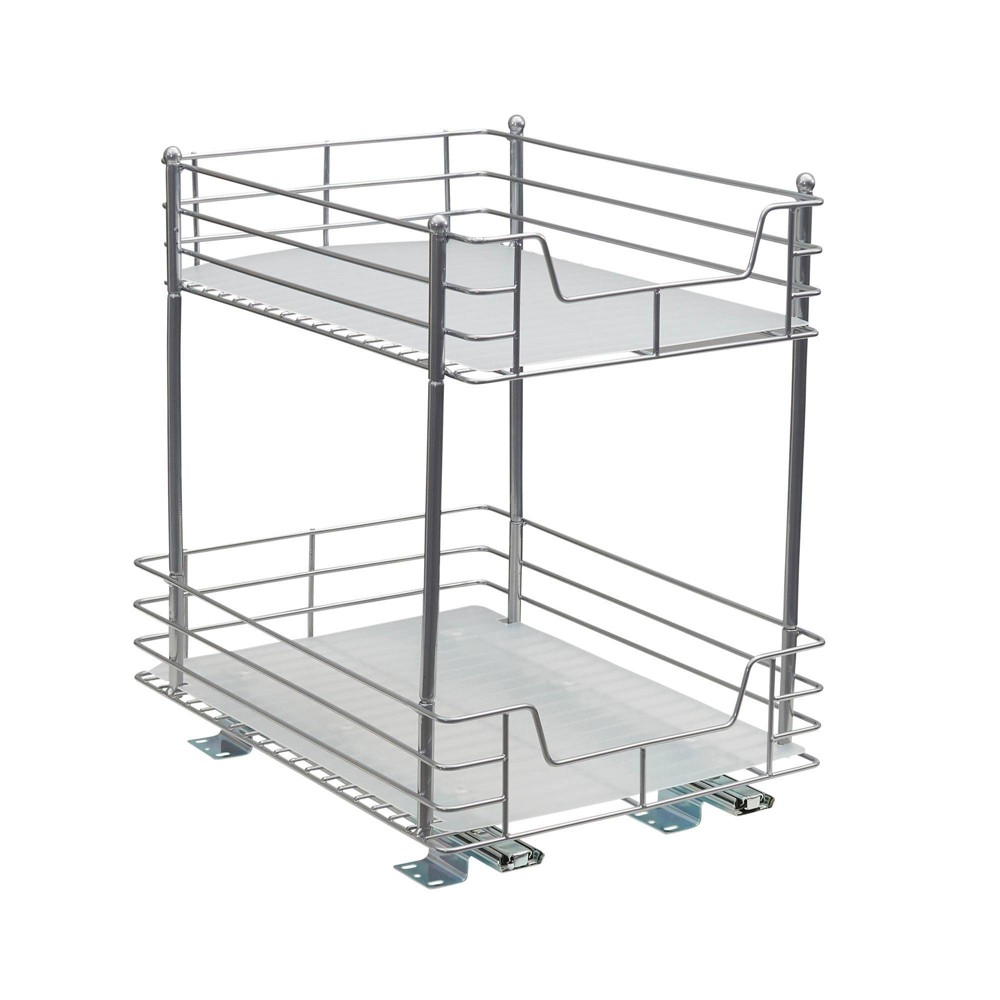 Photos - Other Accessories Household Essentials 12" 2-Tier Pantry Organizer Nickel