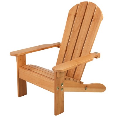 KidKraft 00083 Childrens Outdoor Patio Lawn Kid Sized Wooden Adirondack Chair, Honey