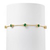 Ross-Simons 1.70 ct. t.w. Bezel-Set Emerald Station Bracelet in 18kt Gold Over Sterling Size 7 - 3 of 4