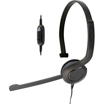 PowerA Chat Headset for PS4 - 3.6 ft Cable Length - 3.5mm audio connection - Officially Licensed by Sony