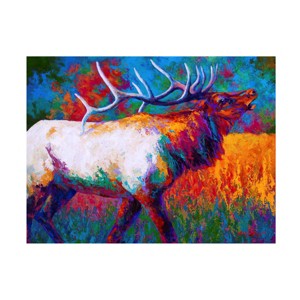 Trademark Fine Art -Marion Rose 'Chorus Elk' Canvas Art - 1 of 4