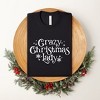 Simply Sage Market Women's Crazy Christmas Lady Short Sleeve Graphic Tee - 3 of 4