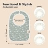KeaBabies 8-Pack Organic Baby Bibs for Toddler Boys and Girls, Baby Drooling and Teething Bibs for Baby Girls, Boys - 2 of 4