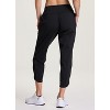 RBX Active Women's Buttery Soft Jogger Pants Clean Waisted Cropped Lounge Ankle Pants with Pockets - 3 of 4