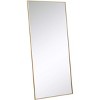 Elegant Lighting Modern Metal Frame Mirror, Rectangle 30", Brass Finish – Ideal for Vanity or Accent Wall - 4 of 4