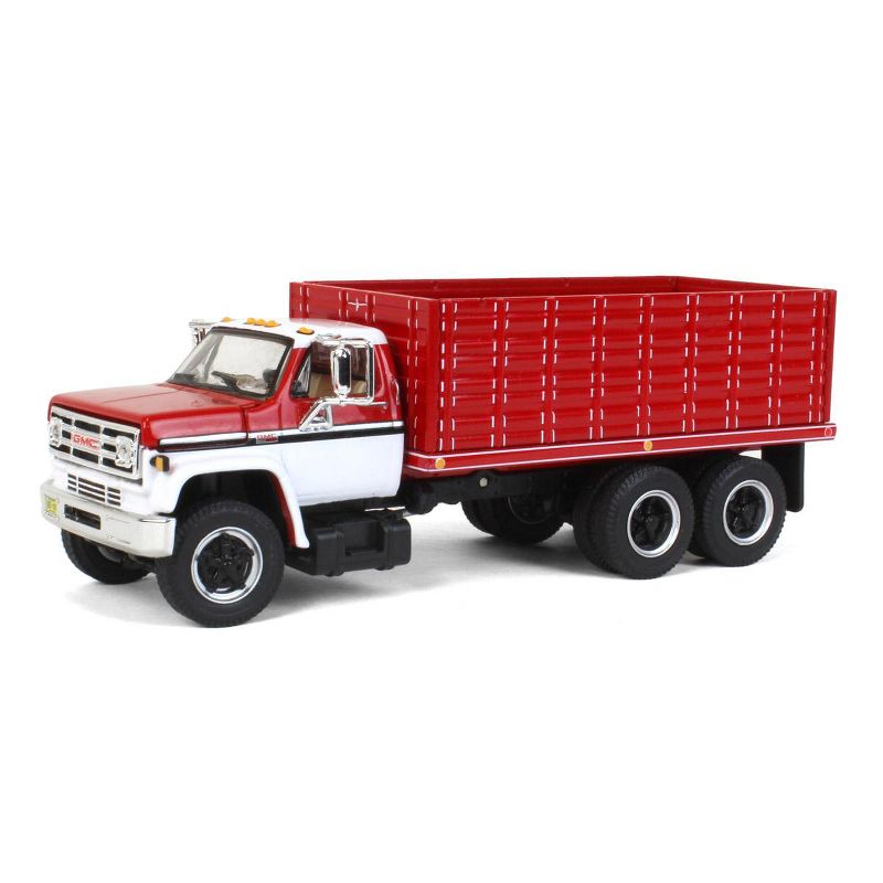 First Gear DCP 1/64 White & Red 1970s GMC 6500 Tandem Axle Grain Truck 60-1198, 1 of 7