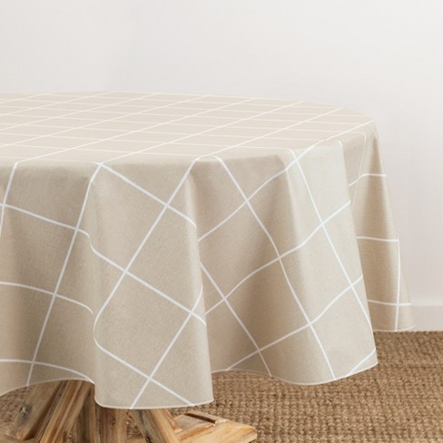 Round on sale tablecloths target