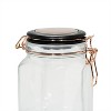 Amici Home Adler Collection Food Safe Hermetic Preserving Glass Canister With Lid & Clippers - 3 of 4