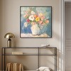 Art Remedy Vase of Spring Flowers Chic Farmhouse Wall Art Framed - 2 of 4