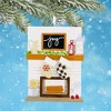 Polarx 5.0 Inch Fireplace Mantle Family Of 2 Christmas Tree Ornament , Christmas Decor Stockings Hearth (1PC) - 2 of 4