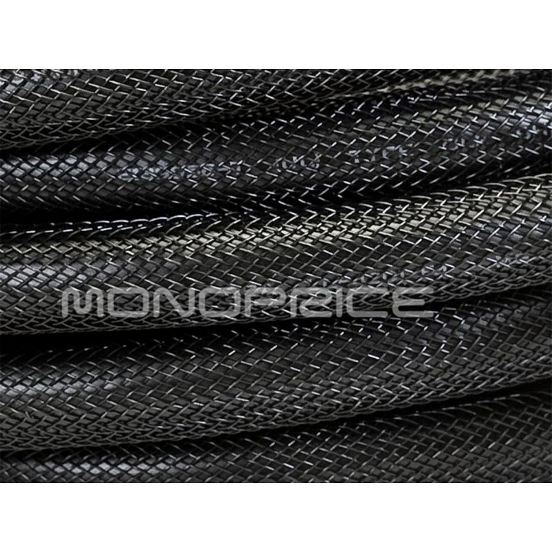 Monoprice Video Cable - 6 Feet - Black | 24AWG CL2 High Speed HDMI to DVI Adapter with Net Jacket, 4 of 5
