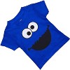 Sesame Street Short Sleeve T-Shirt - Sesame Street Short Sleeve Tee - Elmo & Cookie Monster Big Face Tee(Cookie Monster, 2T) - 4 of 4