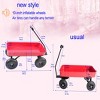 Racxily Garden cart Reuniong Railing, solid Wheels, All Terrain Cargo Wagon with 280lbs Weight Capacity - 4 of 4