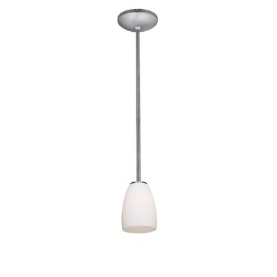 Access Lighting Sherry 1 - Light Pendant in  Brushed Steel