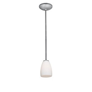 Access Lighting Sherry 1 - Light Pendant in  Brushed Steel - 1 of 1