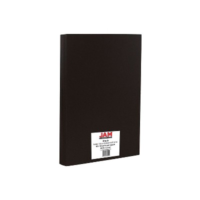 Lux 100 Lb. Cardstock Paper 11 X 17 Midnight Black 50 Sheets/pack  (1117-c-b-50) : Target