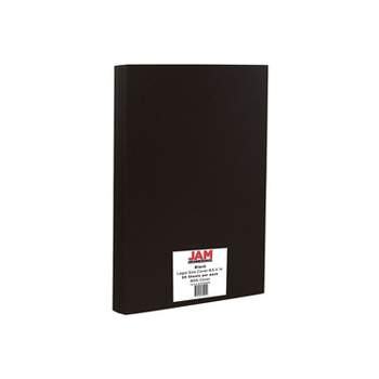 LUX 100 lb. Cardstock Paper 8.5 x 11 Midnight Black 250 Sheets/Pack  (81211-C-56-250)
