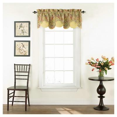 18"x60" Window Valance Yellow - Waverly