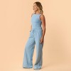 Blogilates Women's Travel Trouser High-Rise Wide Leg Sweatpants - 4 of 4