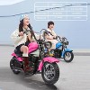 24V Electric Dirt Bike for Kids – 14 MPH Off-Road Motorcycle with Lights, Leather Seat & Safety Handbrake - 2 of 4