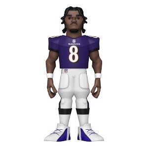 Funko Baltimore Ravens NFL Funko Gold 12 Inch Vinyl Figure | Lamar Jackson - 1 of 3