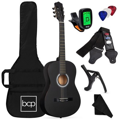 Photo 1 of Best Choice Products 38in Beginner Acoustic Guitar Starter Kit w/ Gig Bag, Strap, Digital Tuner, Strings